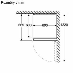 Chladnička s mrazničkou Bosch KGN397LDF kov
