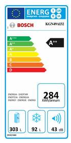 Chladnička s mrazničkou Bosch KGN49AI32 nerez
