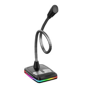 Mikrofon PLATINET VARR GAMING RGB USB černá barva
