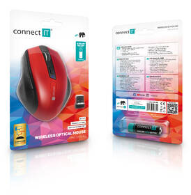 Myš Connect IT Dual SmartSwitch USB, Bluetooth černá barva
