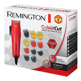 Zastřihovač vlasů Remington HC5038 Man Utd Colour Cut Clipper černá barva
