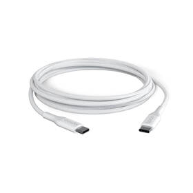 Nabíječka do sítě Epico 65W GaN USB-C / USB + kabel USB-C, 2m bílá barva
