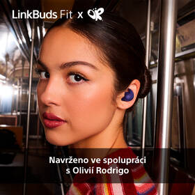 Sluchátka Sony LinkBuds Fit Olivia Rodrigo Edition fialová barva
