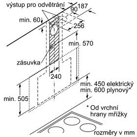 Odsavač par Siemens LC97FVW60 černá barva
