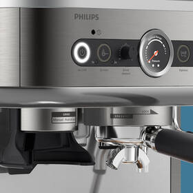 Espresso Philips PSA3228/01 stříbrná barva
