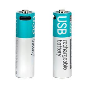 Baterie nabíjecí ColorWay AA 2200mAh, Li-Pol, USB-C, 1.5V, 6ks 
