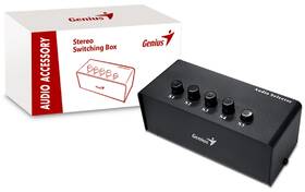 Přepínač Genius Stereo Switching Box černá barva
