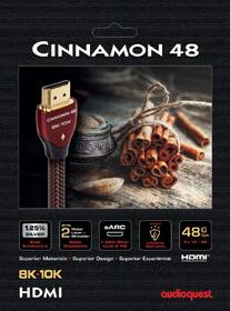 Kabel AUDIOQUEST HDMI 2.1 Cinnamon 48, 3 m černá barva
