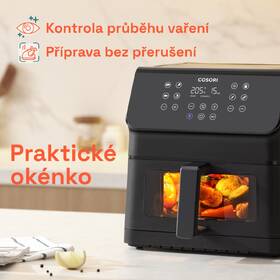 Fritéza horkovzdušná COSORI P653 Premium II Plus 6,2l černá barva
