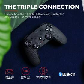 Gamepad Trust GXT542 MUTA Wireless černá barva
