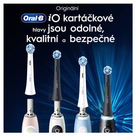 Náhradní hlavice Oral-B iO Ultimate Clean White XL Pack (6 ks) bílá barva
