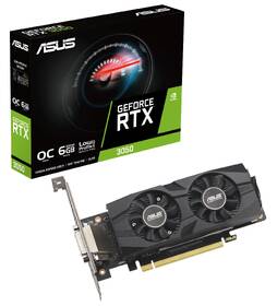 Grafická karta Asus GeForce RTX 3050 OC 6G LP BRK 
