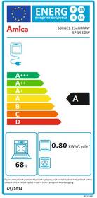 Kombinovaný sporák Amica SP 14 EDW bílá barva
