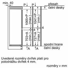 Chladnička s mrazničkou Bosch KIN86ADD0 
