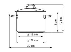 Hrnec s poklicí Kolimax 22 cm - 4,5 l 
