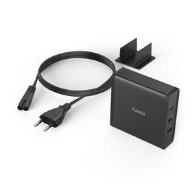 Nabíječka do sítě Hama 1x USB-C, 2x USB-A, PD 65 W černá barva
