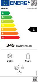 Americká lednice Samsung RS65DG5403B1EO černá barva
