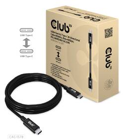 Kabel Club3D USB-C 240W, 2m černá barva
