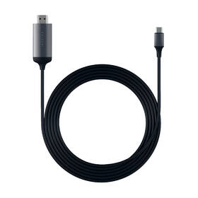 Kabel Satechi USB-C/HDMI 4K, 1,8 m šedá barva
