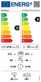 Pračka se sušičkou Electrolux EW9WN249W bílá barva
