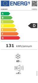 Mraznička Gorenje F49DPW bílá barva
