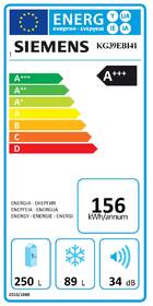 Chladnička s mrazničkou Siemens KG39EBI41 nerez
