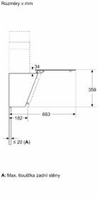 Odsavač par Bosch DWK85DK60 černá barva
