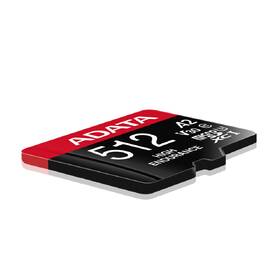 Paměťová karta ADATA High Endurance Micro SDXC 512GB UHS-I (100R/85W) + adaptér 
