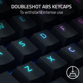 Klávesnice Razer BlackWidow V4 Pro (Yellow Switch) - US Layout černá barva
