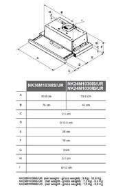 Odsavač par Samsung NK24M1030IB/UR černá barva
