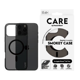 Kryt na mobil PanzerGlass CARE Smokey na Apple Iphone 16 Pro Max, MagSafe černá barva
