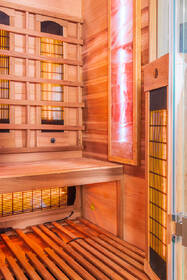 Infrasauna Belatrix Cedr Superior 1 Exclusive dřevo
