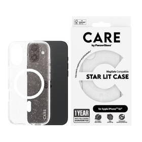 Kryt na mobil PanzerGlass CARE Star Lit na Apple Iphone 16, MagSafe bílá barva
