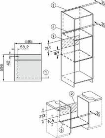 Trouba Miele H 7464 BP OBSW černá barva
