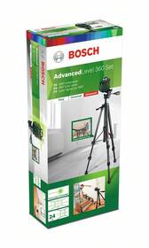 Křížový laser Bosch AdvancedLevel 360 + stativ 
