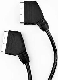 Kabel Hama SCART / SCART, 1,5m černá barva
