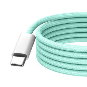 Kabel CubeNest USB-C/USB-C, 60W, 1m, 4 ks bílá barva
