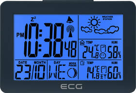 Meteorologická stanice ECG MS 200 šedá barva
