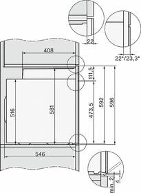 Trouba Miele H 2860 BP černá barva
