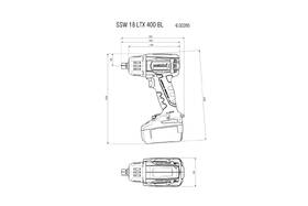 Utahovák rázový Metabo SSW 18 LTX 400 602205840 
