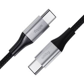 Kabel Allity AUC-01, 100W, USB-C/USB-C, 1m černá barva
