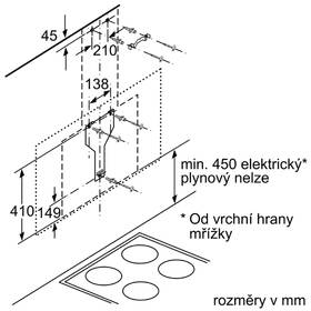 Odsavač par Bosch DWF97RV60 černá barva
