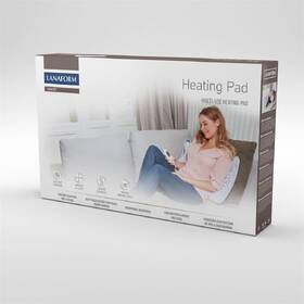 Vyhřívací dečka Lanaform Heating Pad bílá barva
