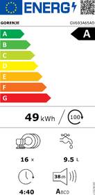 Myčka nádobí Gorenje GV693A65AD Super Tichá 
