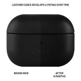 Pouzdro FIXED PodsLeather pro Apple AirPods 3 černá barva
