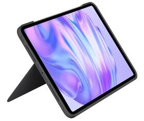 Pouzdro na tablet Logitech Combo Touch na Apple iPad Pro 11" (M4), US šedá barva
