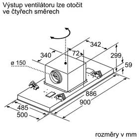 Odsavač par Siemens LR97CAQ50 nerez
