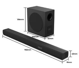 Soundbar Hisense HS3100 černá barva
