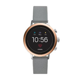 Chytré hodinky Fossil Venture HR - Gray Silicone 
