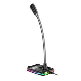 Mikrofon PLATINET VARR GAMING RGB USB černá barva
